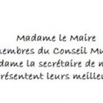 VOEUX MAIRE